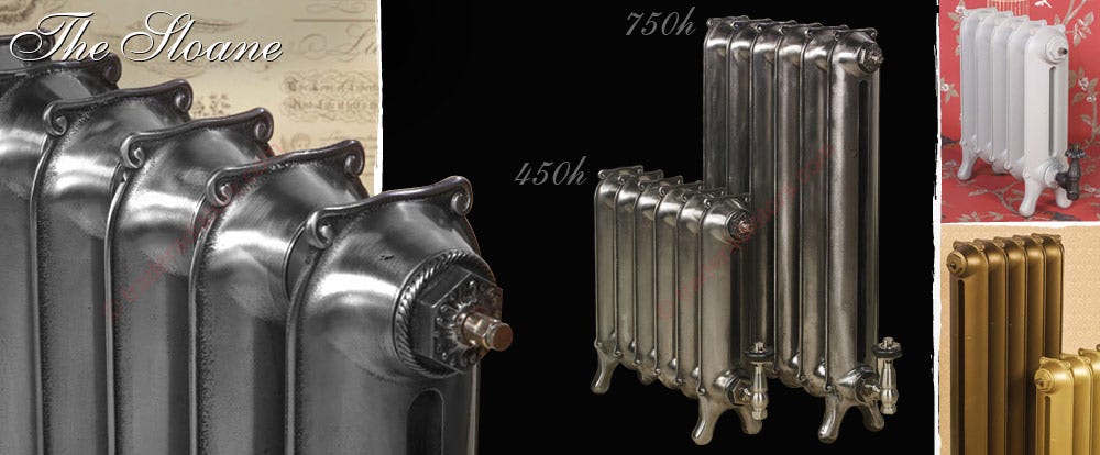 Paladin Sloane Cast Iron Radiator - Trade Radiators