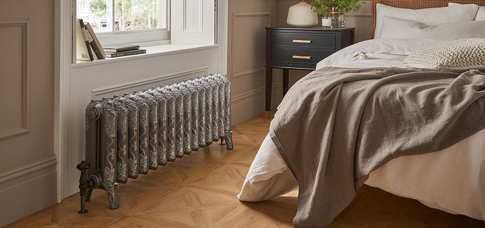 The best radiator position in a room