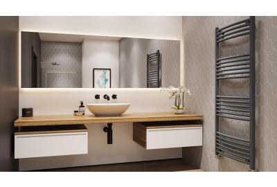 Can a towel rail heat the whole bathroom?