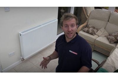 VIDEO - How to install a radiator in a conservatory