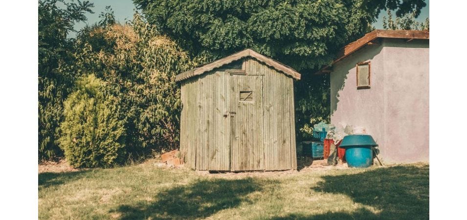 Heating an outdoor shed