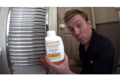 VIDEO - How to add inhibitor to your heating system via a heated towel rail