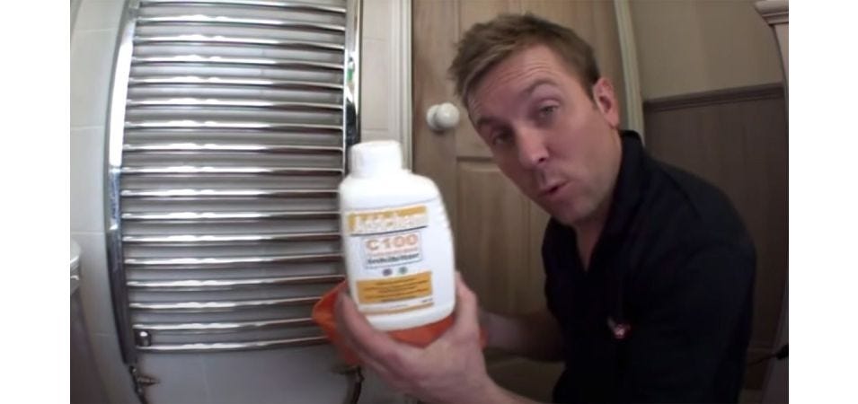 VIDEO - How to add inhibitor to your heating system via a heated towel rail