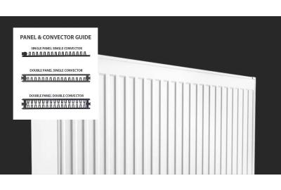 What is the difference between single and double panel radiators?