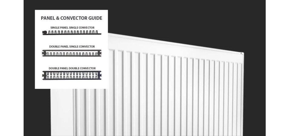 What is the difference between single and double panel radiators?