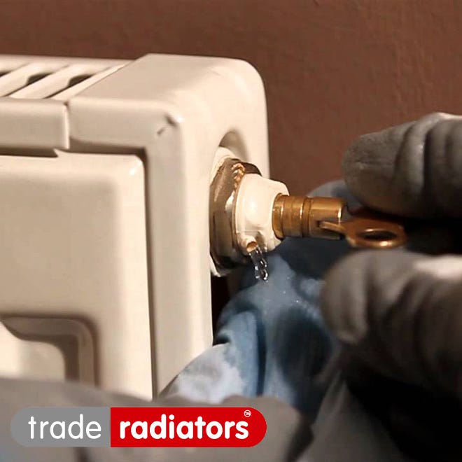 Bleeding a radiator