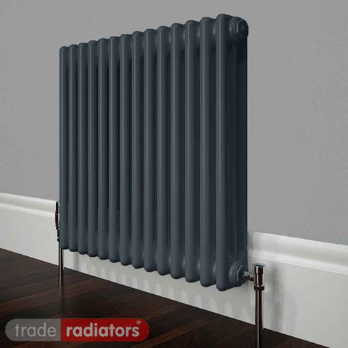 An anthracite column radiator