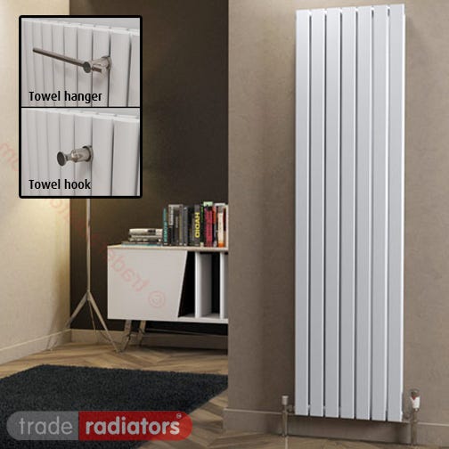 Trade Direct Nevo White Vertical Radiator