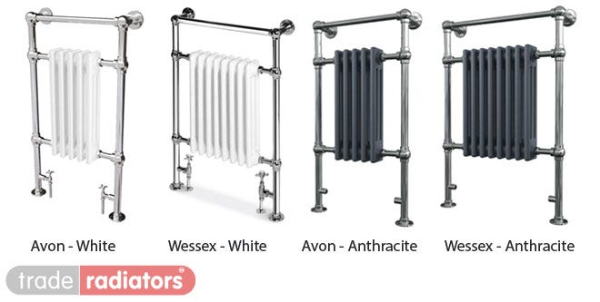 Avon and Wessex Traditional Heated Towel Rails