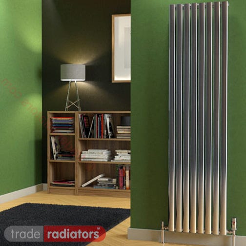 Reina Chrome Vertical Designer Radiator