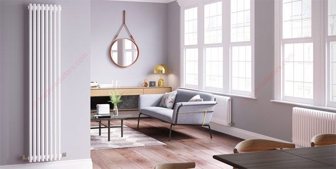 White Column Radiators