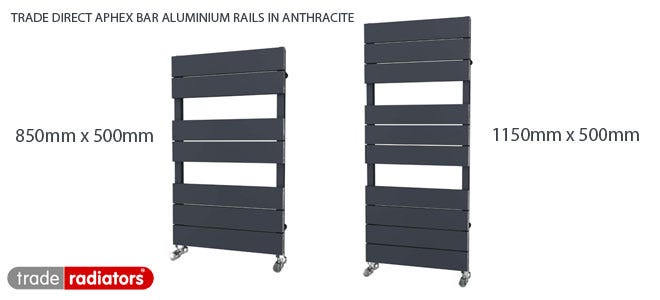 ALUMINIUM HEATED TOWEL RAILS