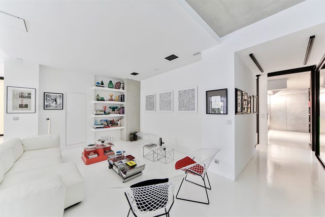 White lounge room