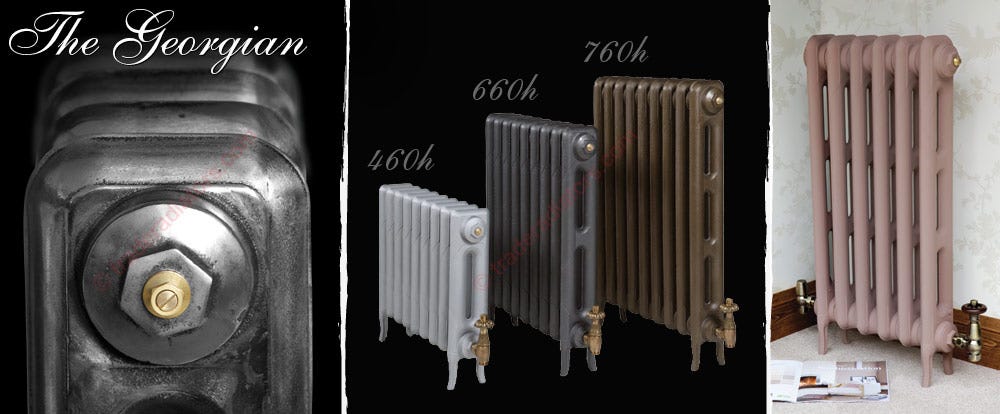 Georgian Cast Iron Radiator Range