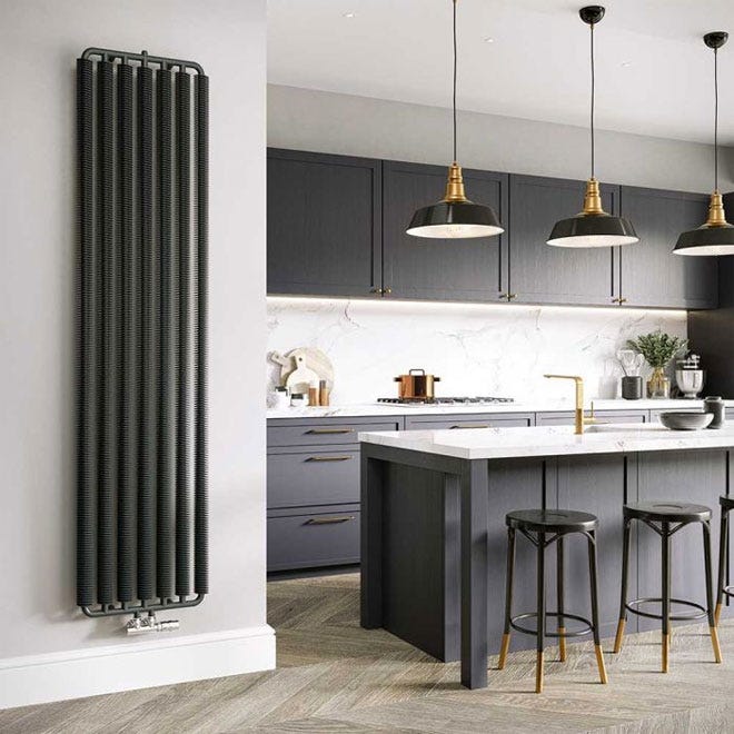Anthracite Trade Direct Ribbon Radiator