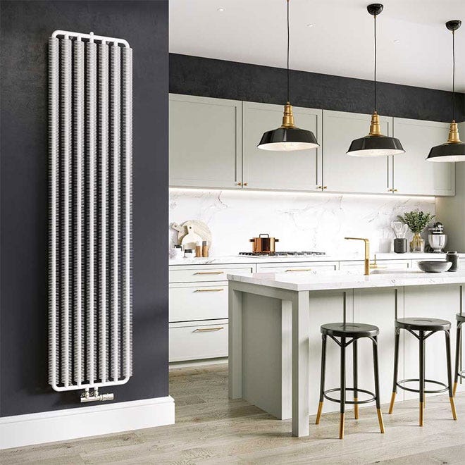 Ribbon Designer Radiator in WHite