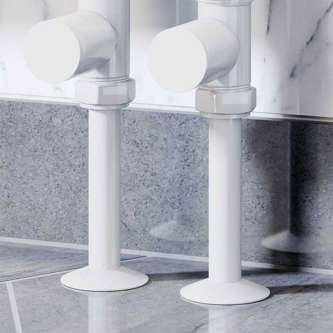 Trade Direct white pipe sleeves
