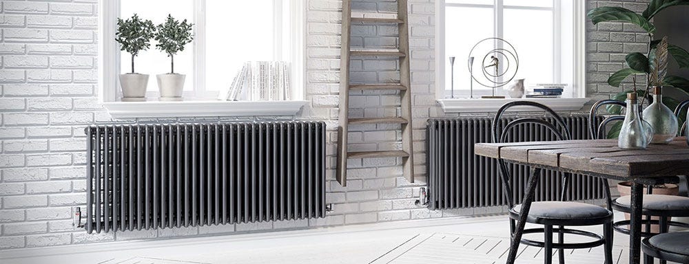 Anthracite grey radiators