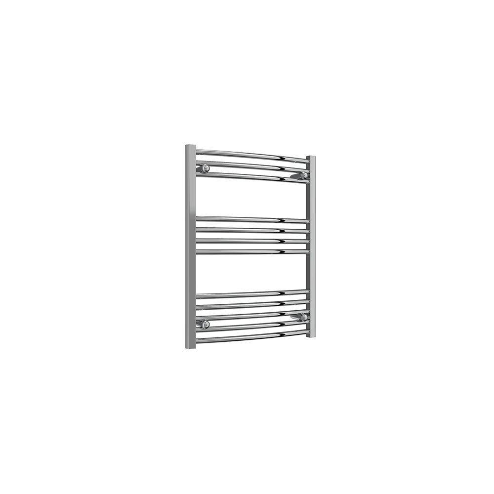 w h Heated Straight Chrome Towel Rail 1624 BTUs Towel Warmer 600mm x 800mm 