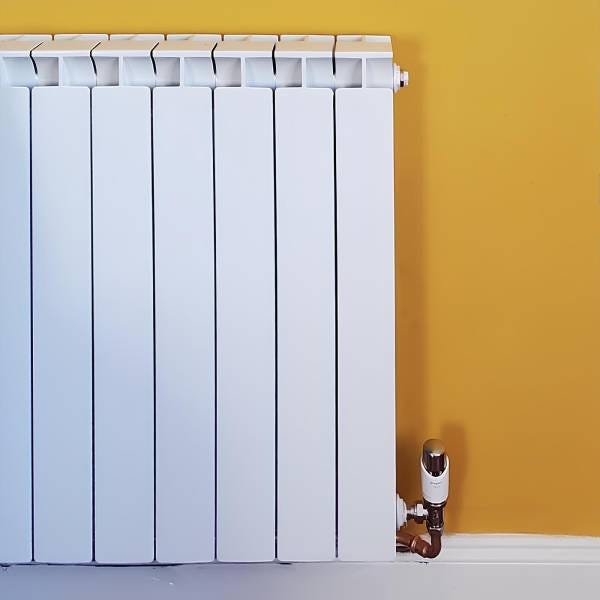 Nordic Epsilon, Modern Horizontal Radiator, Aluminium, White, 690mm x 1140mm