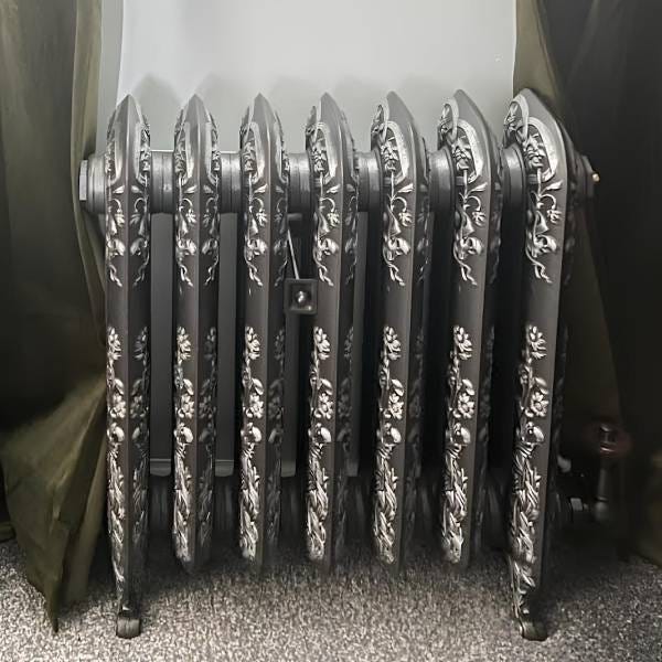 Paladin Montpellier, 2 Column Cast Iron Radiator, 590mm x 535mm - 7 sections