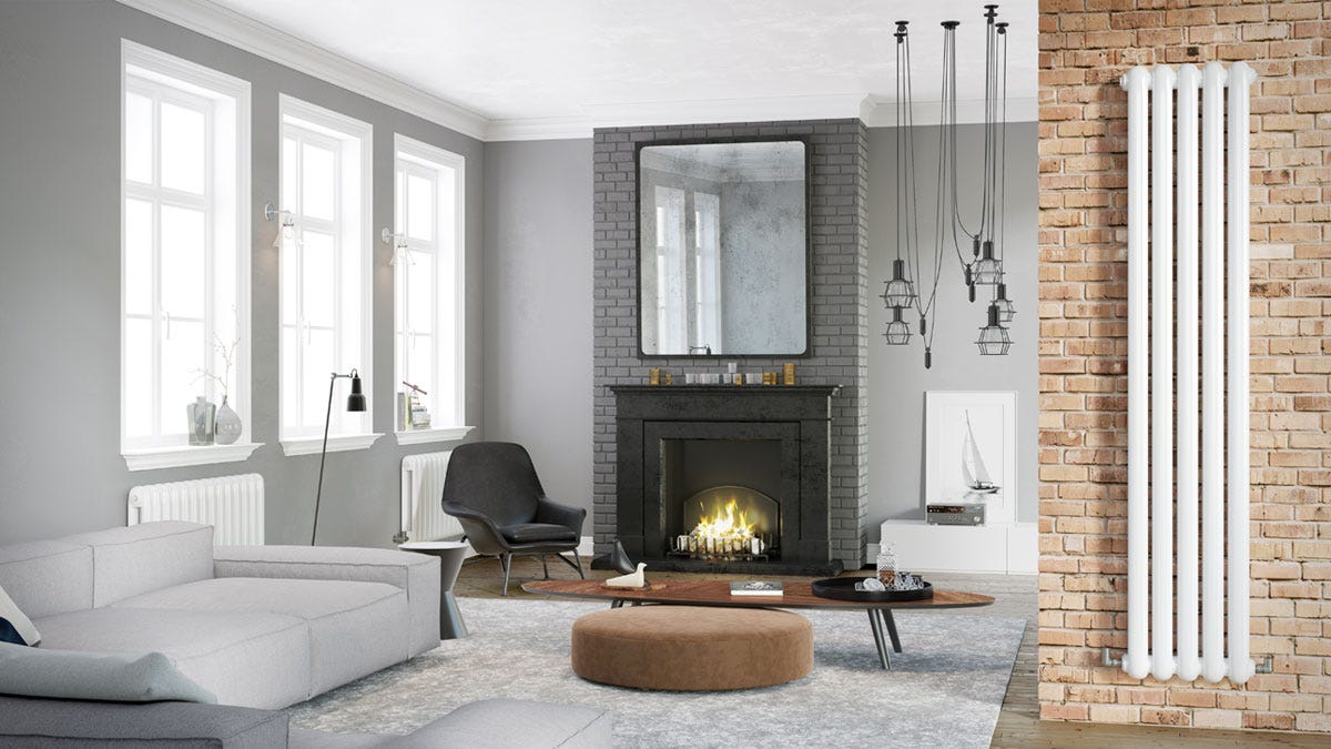 Trade Radiators vertical radiators - better value than B and Q