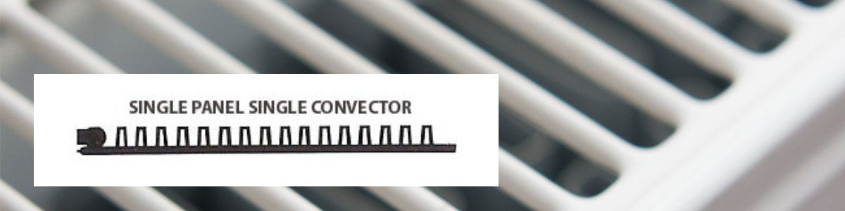 Single panel, single convector radiator - type 11