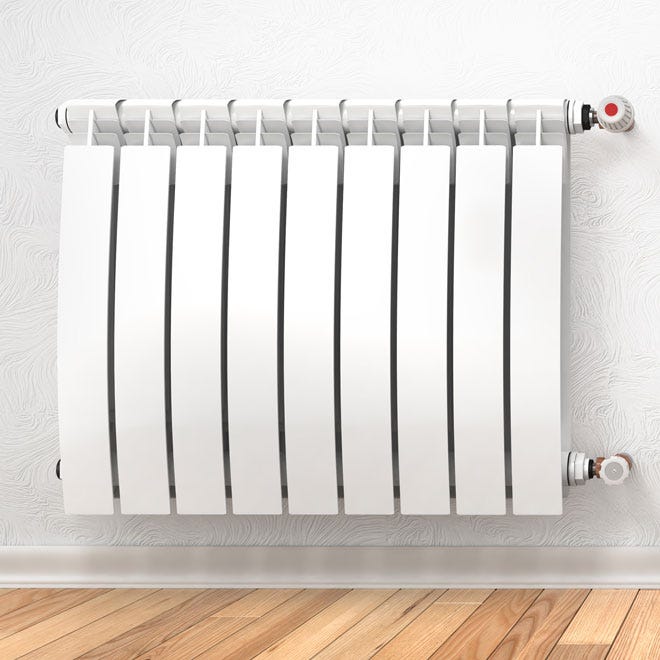 An aluminium radiator