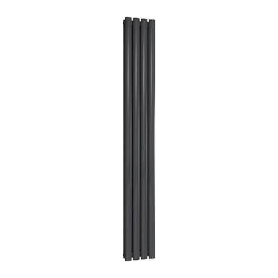 Reina Neva Anthracite Vertical Radiator 1800 x 236mm from Trade Radiators