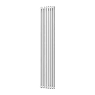 Trade Direct 2 Column Vertical Radiator, White, 1800mm x 372mm