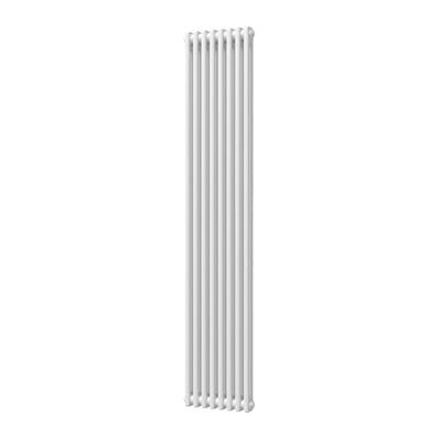Trade Direct 2 Column Vertical Radiator, White, 1800mm x 372mm